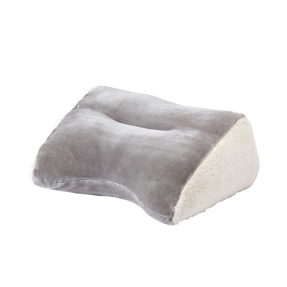 リラクゼーションクッション グレー 光沢 シュニール クッションカバー シルバーグレー 50×50cm